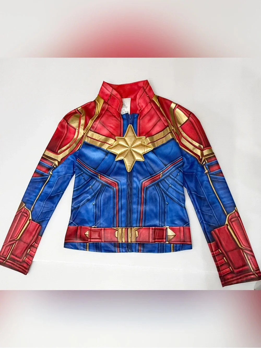 Disney Deluxe Captain Marvel Costume Set - Blue & Red - 5/6